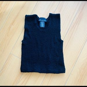 no boundaries BLACK SCRUNCH TOP Girls M